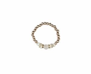 NEW TWINE & TWIG women's marrakech metal bracelet in blanc